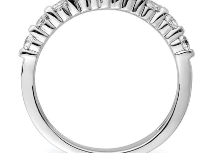 14K White Gold Polished Diamond Double Band Fashion Ring (Style RM9427-075-WAA)