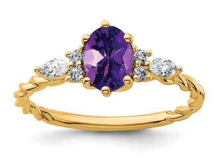 14k Yellow Gold Rings Style RM9791 - Classique Jewelry Inc.
