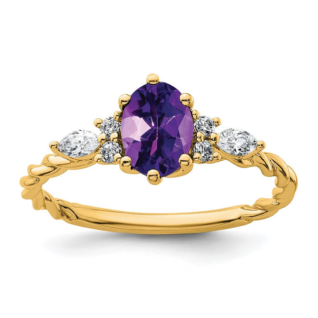 14k Yellow Gold Rings Style RM9791 - Classique Jewelry Inc.
