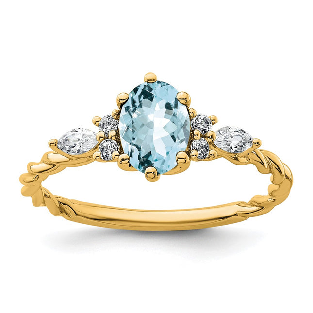 14k Yellow Gold Rings Style RM9791 - Classique Jewelry Inc.