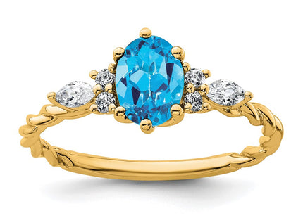 14k Yellow Gold Rings Style RM9791 - Classique Jewelry Inc.