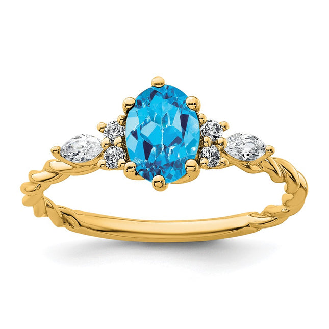 14k Yellow Gold Rings Style RM9791 - Classique Jewelry Inc.