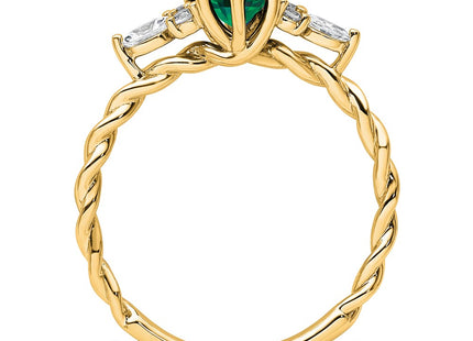 14k Yellow Gold Rings Style RM9791 - Classique Jewelry Inc.