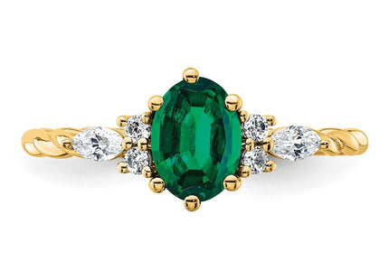 14k Yellow Gold Rings Style RM9791 - Classique Jewelry Inc.