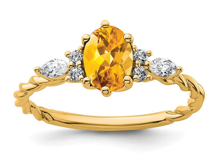 14k Yellow Gold Rings Style RM9791 - Classique Jewelry Inc.