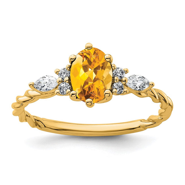 14k Yellow Gold Rings Style RM9791 - Classique Jewelry Inc.