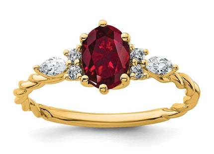 14k Yellow Gold Rings Style RM9791 - Classique Jewelry Inc.