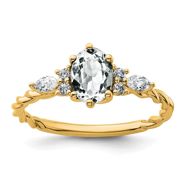 14k Yellow Gold Rings Style RM9791 - Classique Jewelry Inc.