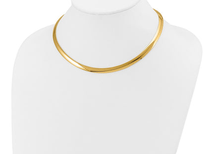 14K gold necklace, alternate view
