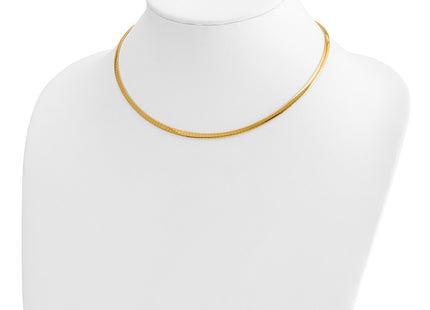14k Two-tone Chain Necklaces Style ROML3 - Classique Jewelry Inc.