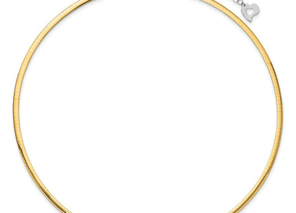14k Two-tone Chain Necklaces Style ROML3 - Classique Jewelry Inc.