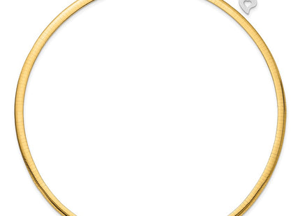 14k Two-tone Chain Necklaces Style ROML5 - Classique Jewelry Inc.