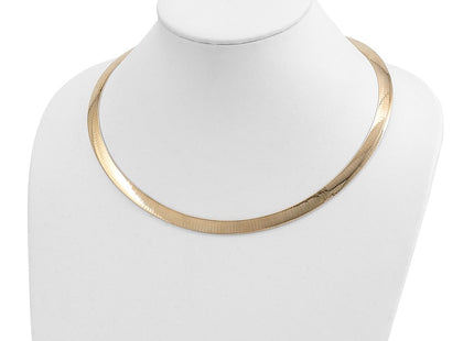 14k Two-tone Chain Necklaces Style ROML8 - Classique Jewelry Inc.