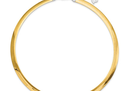 14k Two-tone Chain Necklaces Style ROML8 - Classique Jewelry Inc.