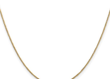 14K gold anklet, alternate view