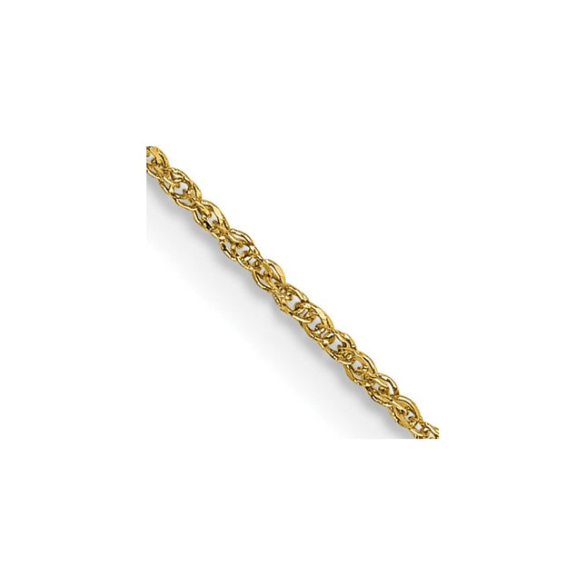 14K Ropa with Spring Ring Clasp Anklet