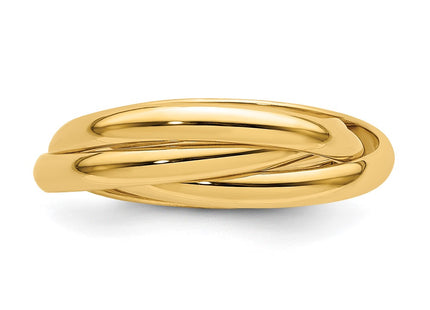 14k Yellow Gold Rings Style RR1 - Classique Jewelry Inc.