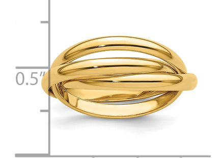 14k Yellow Gold Rings Style RR1 - Classique Jewelry Inc.