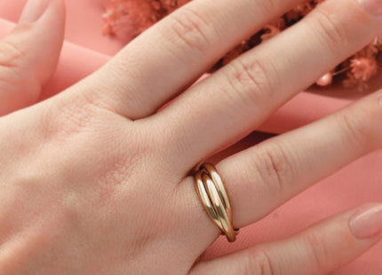14k Yellow Gold Rings Style RR1 - Classique Jewelry Inc.
