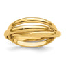 14k Polished Rolling Ring Size 4