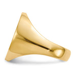 14K 15.5x19.0mm Closed Back Mens Signet Ring view