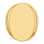 14K 19.0x26.5mm Closed Back Mens Signet Ring view