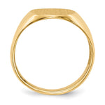 14K 12.5x16.0mm Open Back Mens Signet Ring view