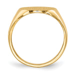 14K 14.0x18.0mm Open Back Mens Signet Ring view