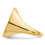 14K 18.0x22.0mm Open Back Mens Signet Ring view