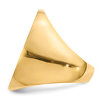 14K 19.0x26.5mm Open Back Mens Signet Ring view