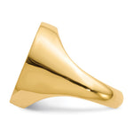 14K 18.0x20.0mm Closed Back Mens Signet Ring view