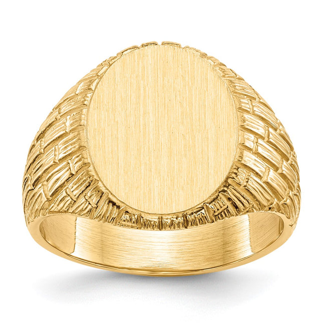 14k Yellow Gold Rings Style RS156 - Classique Jewelry Inc.