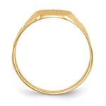 14K 11.0x14.5mm Closed Back Mens Signet Ring view