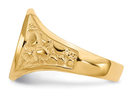 14k Yellow Gold Rings Style RS172 - Classique Jewelry Inc.