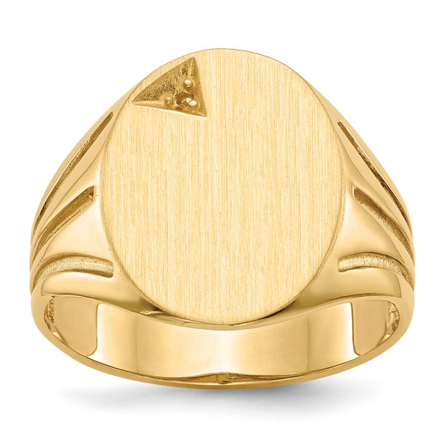 14k Yellow Gold Rings Style RS177 - Classique Jewelry Inc.