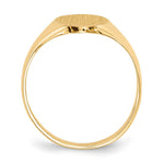 14K 8.5x12.0mm Closed Back Signet Ring view