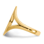 14K 9.0x16.5mm Closed Back Signet Ring view