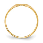 14K 8.5x12.0mm Open Back Signet Ring view