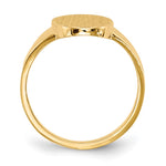 14K 9.0x14.5mm Open Back Signet Ring view