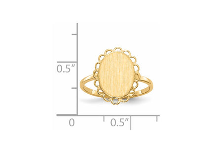 14k Yellow Gold Rings Style RS192 - Classique Jewelry Inc.