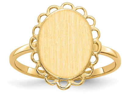 14k Yellow Gold Rings Style RS192 - Classique Jewelry Inc.