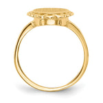 14K 9.0x11.5mm Open Back Signet Ring view