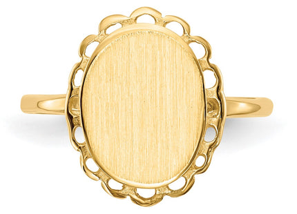 14k Yellow Gold Rings Style RS193 - Classique Jewelry Inc.