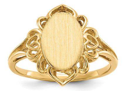14k Yellow Gold Rings Style RS197 - Classique Jewelry Inc.