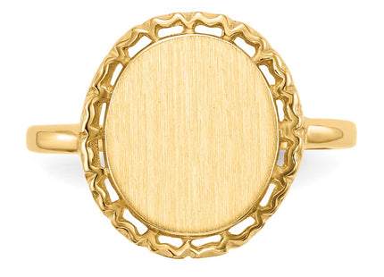 14k Yellow Gold Rings Style RS198 - Classique Jewelry Inc.