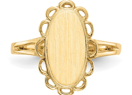 14k Yellow Gold Rings Style RS200 - Classique Jewelry Inc.