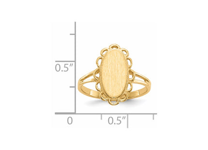 14k Yellow Gold Rings Style RS200 - Classique Jewelry Inc.