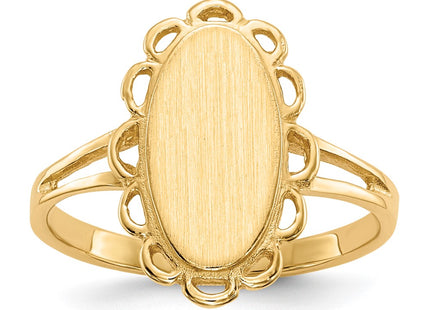 14k Yellow Gold Rings Style RS200 - Classique Jewelry Inc.