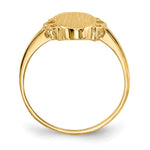 14K 7.0x14.5mm Open Back Signet Ring view