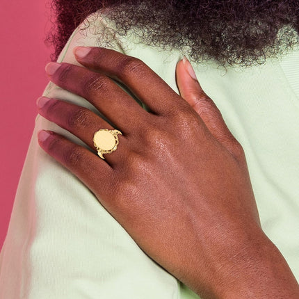14k Yellow Gold Rings Style RS202 - Classique Jewelry Inc.